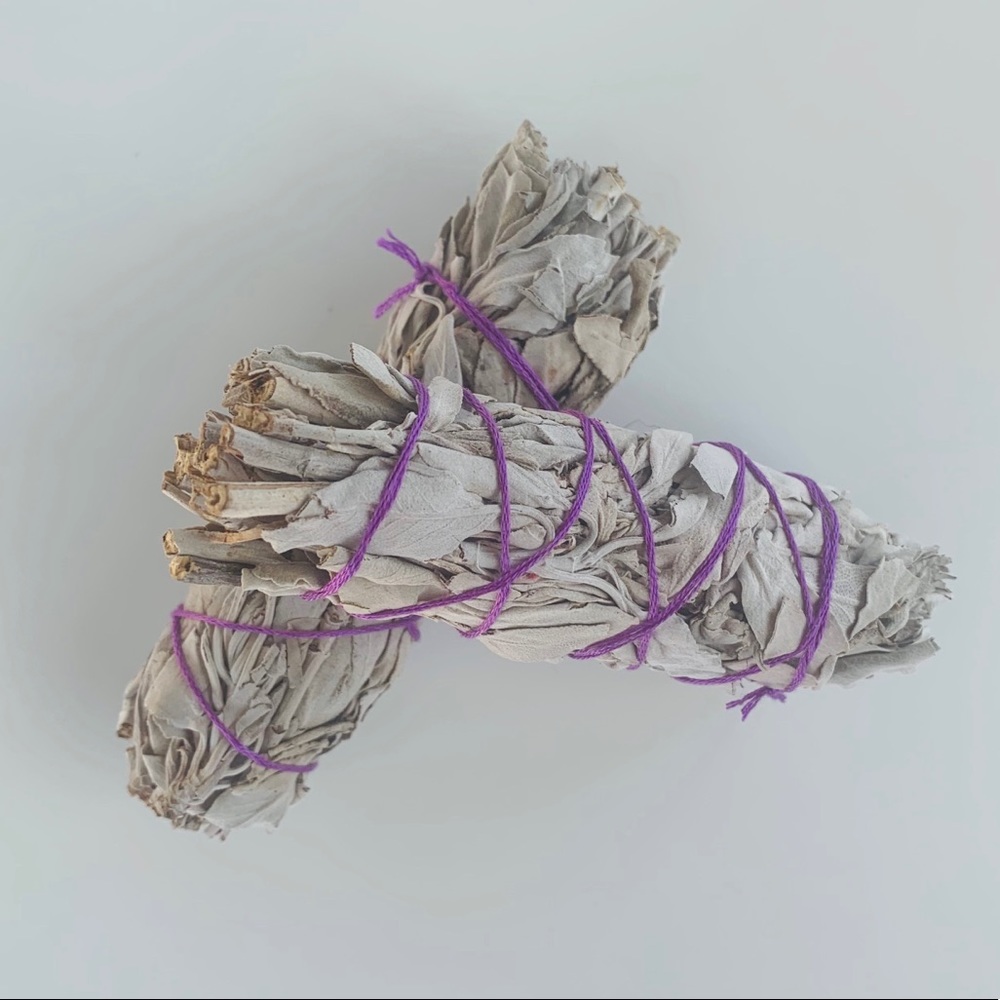 2 California white sage smudge sticks - Picture 3 of 7